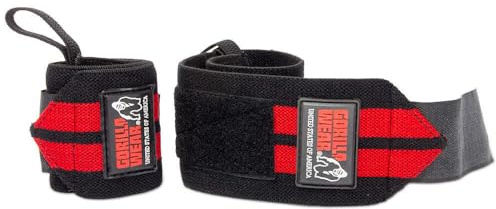 Gorilla WEAR Wrist Wraps PRO Black/Red