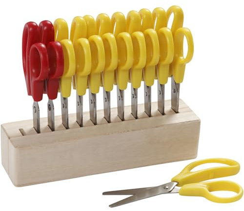 Kinderschere inkl. Scherenhalt, L: 12,5 cm, 12 Stück