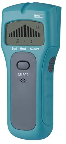 EMOS M0501 Multidetektor, Leitungssucher, multifunktionales Ortungsgerät, Detektionsgerät für Holz, Metall, Stromleitung, Wandscanner, batteriebetrieben, IP54, Blau