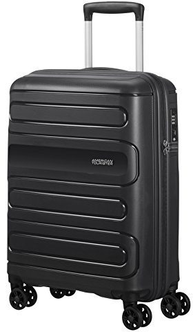 American Tourister Sunside Spinner Koffer, 55 cm, 35 Liter, Black