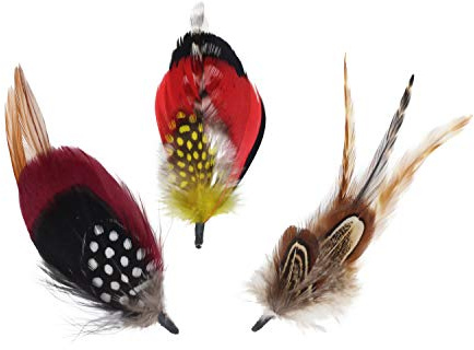 Adorno de plumas para sombreros (plumas Millinery) - Pack de 8