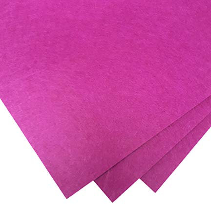 AYSIBOO - wirklich guter Bastelfilz - 4mm dick - 3 x Filzplatten (40 x 30 cm) - Flieder - viele weitere Farben