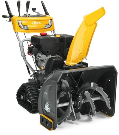 STIGA St 5266 P TRAC souffleuse à Neige à Deux étages - Moteur à Essence 302 CC, Largeur de Travail 66 cm, entraînement par chenilles, poignées chauffantes, éclairage LED.