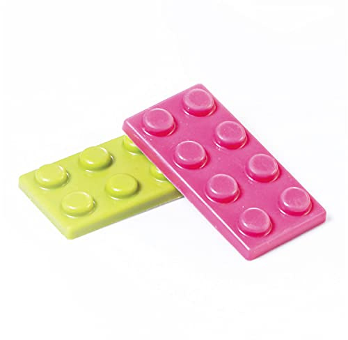 MARTELLATO 525057 Baustein Pralinenform Polycarbonat-Schokoladenform für Pralinen-Abmessungen 4,5 x 2,3 x 0,6 cm-20 Stück