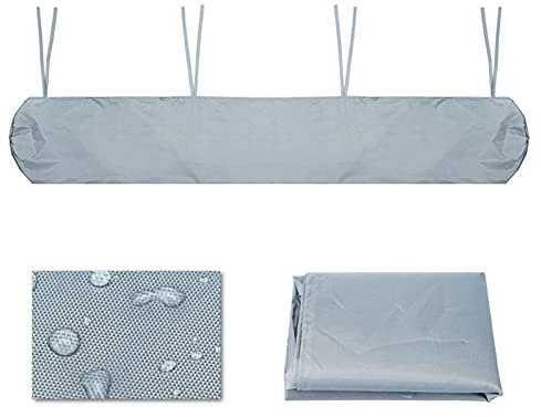 DFEO Cubierta Protectora para Toldo, Funda Impermeable para Toldo De Jardín Funda Protectora para Toldo De Pared Cubierta Retráctil Enrollable, Protección Solar RV(Size:4M,Color:Gris)