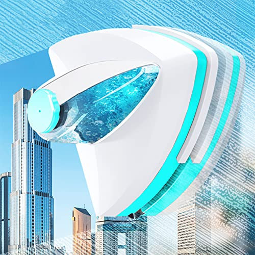 Water-Filled Magnetic Glass Brush Double Side Glass Cleaning Brush for Window Cleaning Household Cleaning Tool Magnetic Window Cleaner Brush Thickness 15-26mm