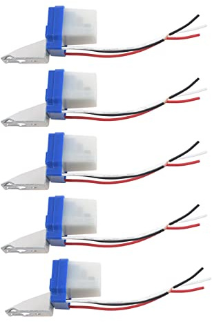 SameeHome 5X AC DC 12V 10A Automatische Lampe Dämmerungsschalter Lichtsensor Dämmerungsschalter