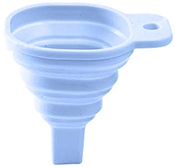 Lubrol Imbuto di Silicone Pieghevole Novità Imbuti Lunghi Pieghevole Telescopici per Casa Dispensazione di Liquidi Gadget da Cucina Blu