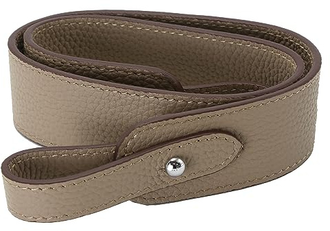 banbeln Damen tasche Picotin 18 22 Lock Bag Strap Cross body Länge 67cm breite Lederriemen (10-Graben,Gold-Knopf)