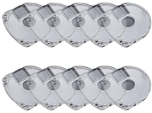 Copkim 10 Pack DVD Case Clear 5mm Disc Storage Shells Compatible with PSP 1000/PSP 2000/PSP 3000