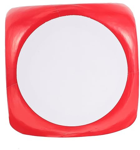 KONTONTY DIY Große Schaumstoffwürfel Rot Abwischbare Leere Würfel Für Partyspiele Pädagogisches Würfelspiel Für Leichtes Langlebiges Spielzeug Kreative Spielaktivitäten Und Lernspaß