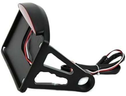 DINGYIG Für H&Arley Für Bobber Für Chopper Motorrad Kennzeichen Bremslicht Horizontale Seitenhalterung Halter