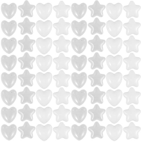 JOINPAYA 100piezas De Oceanos para Niño Niña Bolas De Piscina Forma De Estrella y Corazón Juguetes De Fiesta para Interiores y Exteriores