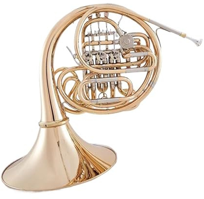 Bb Waldhorn 4 Tonarten Bb Stimmung F Stimmung Doppeltes Waldhorn Messing Goldfarbe Professionelles Musikinstrument Mit Koffer