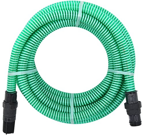 Haus und Garten, Rasen und Garten, Bewässerung und Bewässerung, Gartenschläuche, Saugschlauch mit PVC-Anschlüssen, grün, 2,5 cm, 4 m PVC