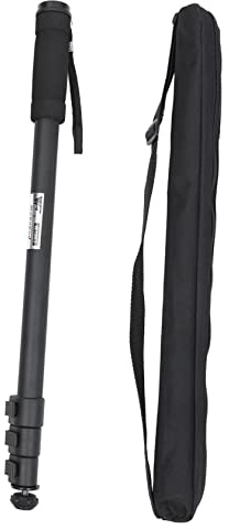 Monopode Extensible pour Appareil Photo W1003 Léger Portable | Alliage D’aluminium Noir, Charge Maximale 3kg, Accessoires Photo Compacts