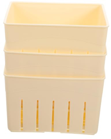 VALICLUD 3sets Butter Press Tofu Press Mould Cheese Presser Cheese Making Supplies Tofu Maker for Cooking