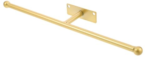 HIAKDOFT Organizador de Joyas de Pared Dorado Soporte Colgador para Collares Estante de Almacenamiento Elegante para Exhibir y Organizar Accesorios Diseño Moderno y Compacto para Ahorrar