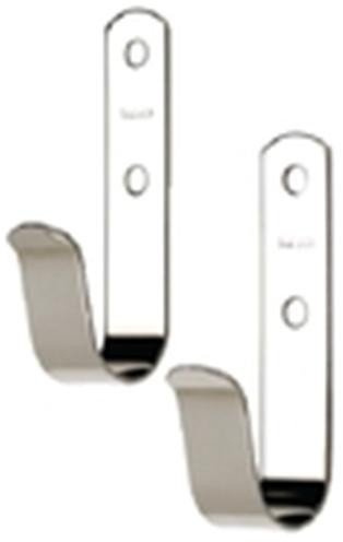 Seachoice Polished Stainless Steel 3-1/2 in. L x 1 in. W Boat Hook Holders 2 pk