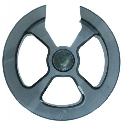 Kettenschutzscheibe Hebie 325E5 für 42 - 44 Zähne, schwarz/transparent