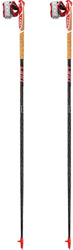 LEKI Vertical K Trailrunning Stöcke, White-Neon Red, 135