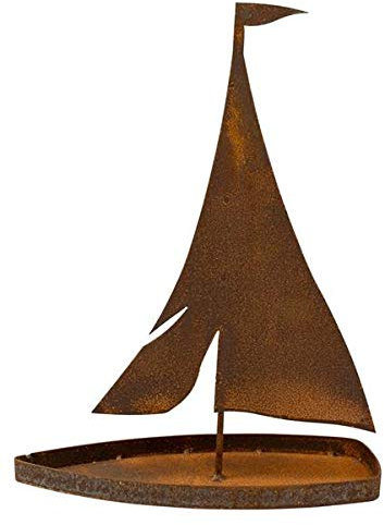 Manufaktur Lichtbogen Rost Segelschiff 43 cm