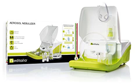 NORDITALIA, Aerosol Meganeb, Nebulizzazione Mirata, Aerosol Silenzioso con Vano Accessori