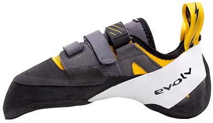 EVOLV Shaman Rock Climbing Shoes - Gold/Gray/White - 6 Men's