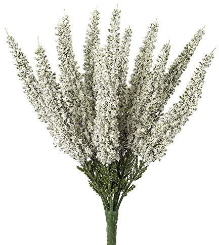 Flor & Decor Heidekraut, Caluna, x12 Triebe, Kunststoff, L26cm/ weiß !!!, 1039176379