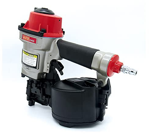 LeTkingok Cloueur Industriel CN55, Cloueur Pneumatique Pour Palettes, Cloueur à Air Comprimé, Cloueur Pour Boîtes En Bois, Longueur De Clou 25-57MM