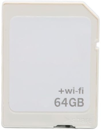 Carte de Stockage de Partage WiFi pour Appareil Photo Reflex Numérique, Classe 10, Stockage de Grande capacité, Carte Mémoire Flash SDHC WiFi sans Fil pour Appareil Photo