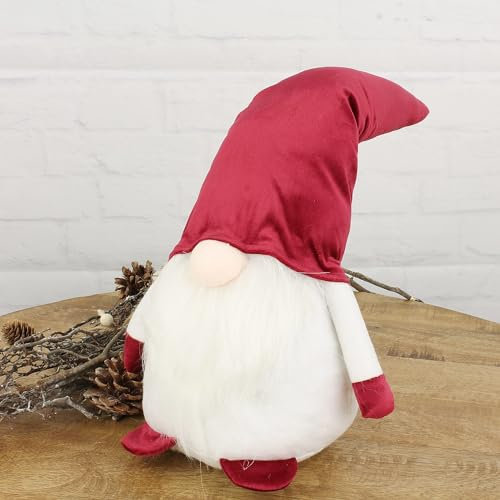 MACOSA EB613-401011_Ocker Deko Wichtel 50 cm Stoff Weihnachtswichtel Ocker Dekowichtel Weihnachtsdekoration Wichtelzwerg Schwedischer Weihnachtsmann Deko (Ocker, 1)