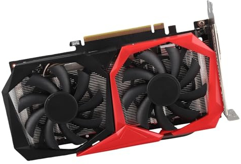 Yctze Scheda Grafica per Giochi Desktop RTX 2060 Super 8 GB GDDR6 256 Bit, PCIE 3.0, Doppie Ventole di Raffreddamento, DVI, 1470 MHz 7000 MHz per gli Appassionati di Giochi