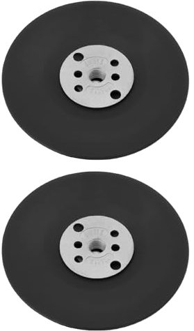 Create idea 2Pcs Angle Grinder Backing Pad 4 Inch/100mm Sanding Disc Backing Pad with M10 Thread, Angle Grinder Accessories (MAX 20000 RPM)