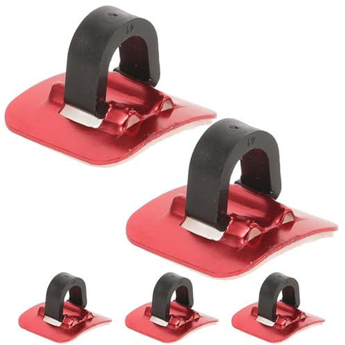 JUMPLAWN 5 Sets Fahrrad-c-Clips, Klemmen, Gehäuse, Schlauchklemmen, Fahrradbremskabel, Rohr, Schalthebel-Adapter, Rahmen, C-Schnalle Für Brems-umwerfer-schaltkabel