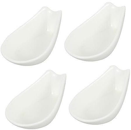 ELAYARD 4pezzi Pz Pz Poggiamestolo Ceramica Supporto Per Cucchiai Pratico e Decorativo Utensili Da Cucina Per Tavoli Da Pranzo e Ristoranti Resistente e Facile Pulire