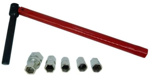 Qusedwey Rohrsteckschlüssel Hahnschlüssel Set Kit 8-13mm Klempner Handwerkzeug Hahnpflege Set