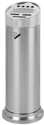Standaschenbecher Aschenbecher Aus Edelstahl For Hotels, Zur Sammlung Von Zigarettenstummeln, Vertikal, Zur Brandbekämpfung, For Rauchen, For Den Außenbereich, Silber/Schwarz Outdoor-Aschenbecher