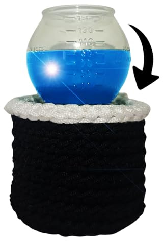 Dosatore Detersivo Lavatrice Liquido Con Supporto Di Conservazione | Pallina Dosatrice - Palline Dosatori Per Detersivo Lavatrice - Palla Dosatrici Per Bucato - Sfera (1, Nero)