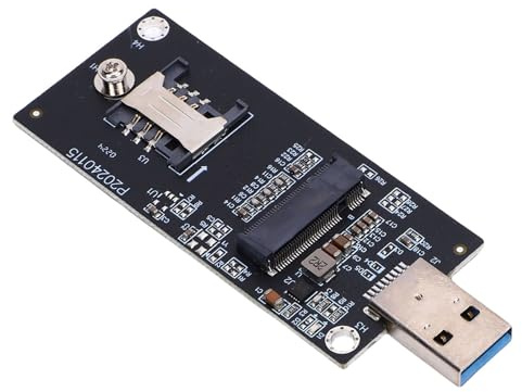 Plyisty Tarjeta de Módulo 4G 5G 5G Tarjeta de Red de Alta Velocidad para DW5811E, 300Mbps 4G Módulo de de Red WWAN, No Se Necesitan Controladores para Las Pruebas, para Usuarios de Laptop de