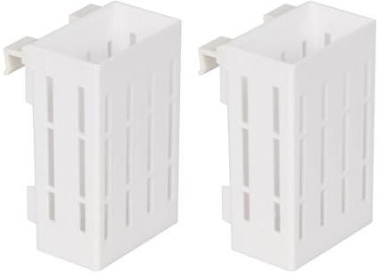 Lot de 2 pots de fleurs hydroponiques pour aquariums de 10/15/20 mm d'épaisseur