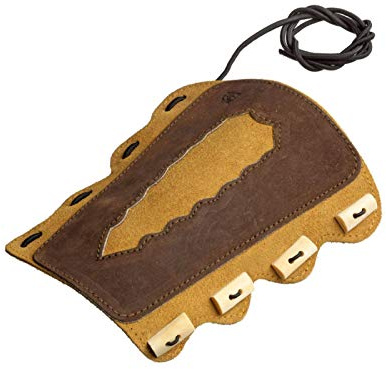 elToro Traditioneller Armschutz Bone 1, Zubehör für Bogenschießen | Pfeil und Bogen, Bogensport