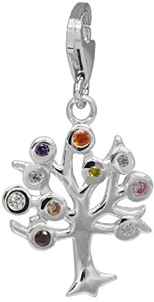 SilberDream exclusive Charms - Charm arbre de la vie en argent Charm pour charms colliers et bracelets - Argent 925 Sterling - FC722F
