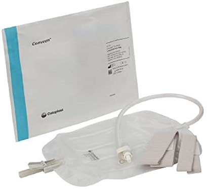 Coloplast 5170 Conveen Security+ Contoured Leg Bag with Non-Latex Leg Bag Straps, Non-Sterile21 fl oz (600 mL) EACH