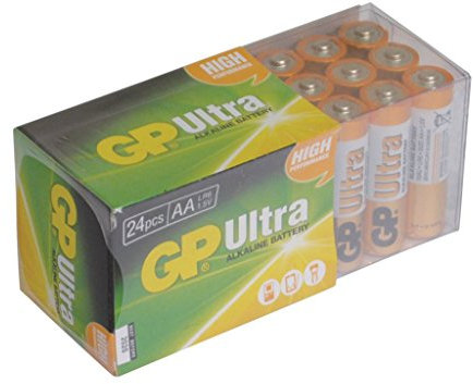 GP Batteries Ultra Alkaline Batteries (AA 24 Pack)