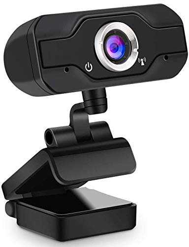 Casiz Webcam, Webcam Per PC 1080P Con Microfono Webcam Full HD USB Plug & Play, Webcam Per Videochiamate Ruotabili E Piccola/Flessibile, Supporta Windows, Android, Linux 1080P USB26