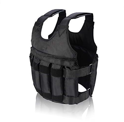 TKSE Gewichtsweste, Laufweste, Männer oder Frauen, Trainingsweste, 50 kg, verstellbar, für Krafttraining, Fitness