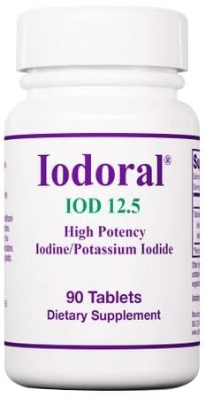 Optimox, Iodoral, 90 vegane Tabletten, 12,5mg Jod je Dosis, Glutenfrei, Sojafrei, GMO frei, Geschmacksneutral