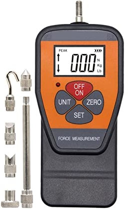 SUPXON Dinamometro Digitale Damometro Portatile Portatile con Push di Forza di Forza Digitale con precisione Pressione 10 0N/200n/300N/500N LCD Schermo