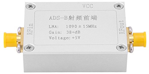 Sxhlseller ADS-B 1090 MHz Verstärker, Tragbarer RF-Front-End-Hochfrequenz-LNA mit Geringem Rauschen 38 DB Verstärkung
